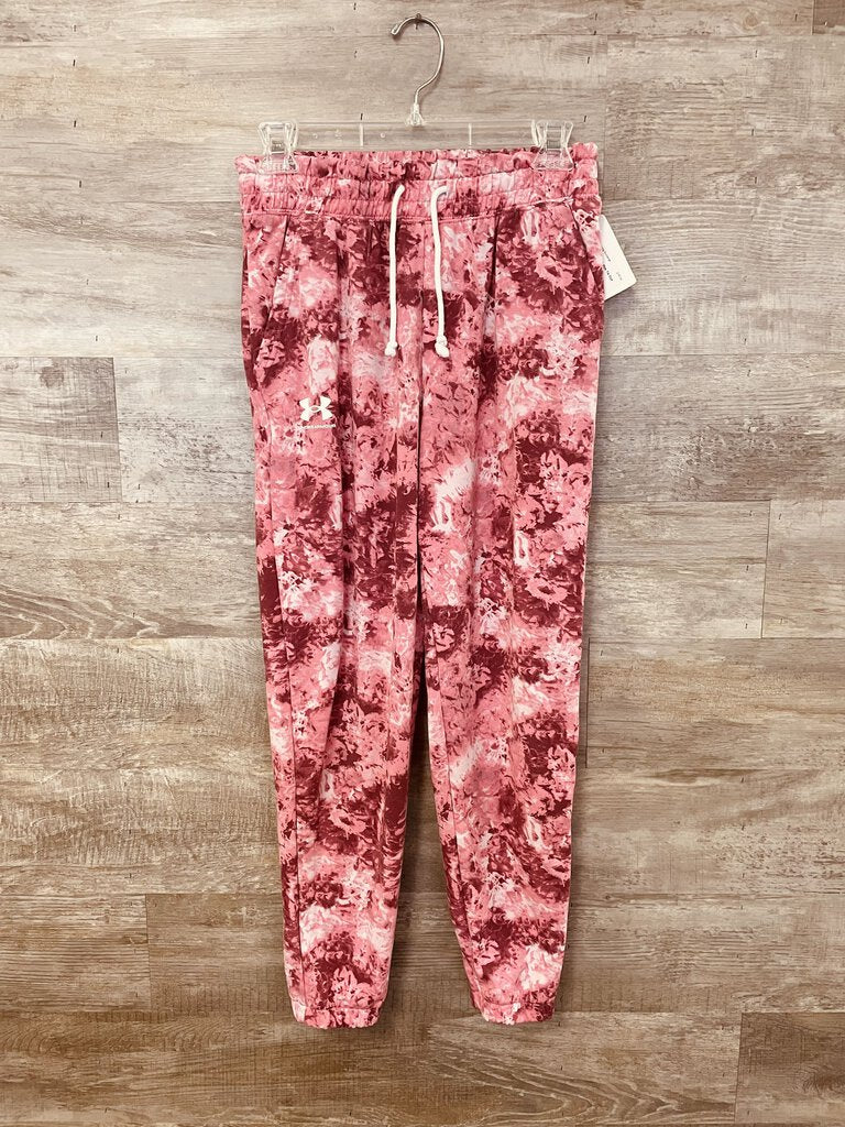 (XS) Under Armour Pink Tie Dye Joggers Womens