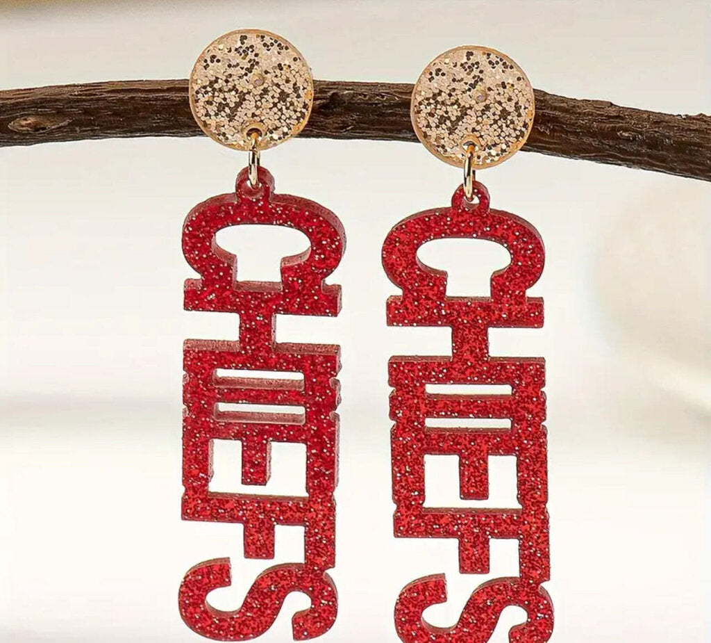 Chiefs Dangle Earring