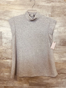 (S) Adara Grey Cap Sleeve Top Womens