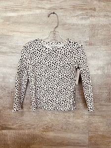 (4T) Old Navy White Black Speckled Long Sleeve Womens
