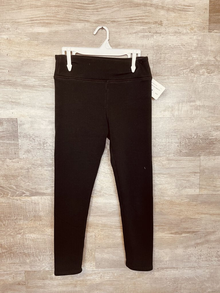 (L) SO Black Lined Leggings Girls