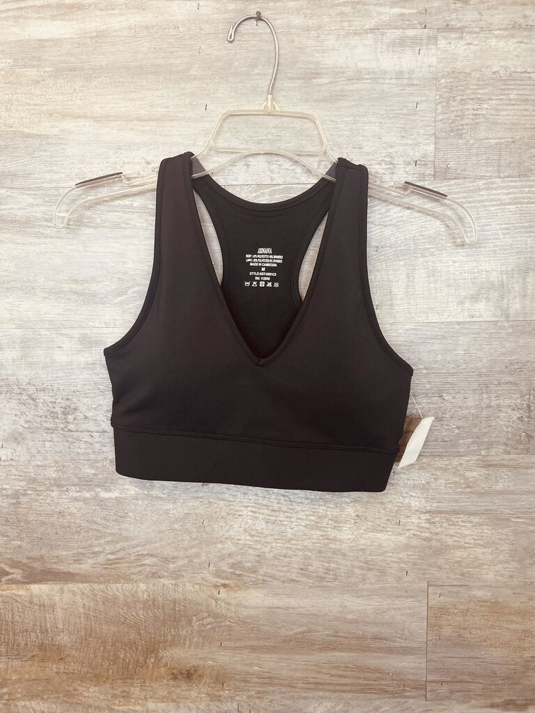 (M) Zenana Black Padded Sports Bra