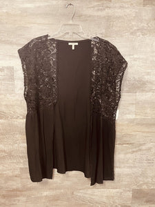 (L/XL) Maurice's Black Lace Wrap Womens