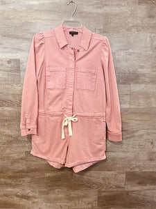 (S) 1 State Pink Romper Womens