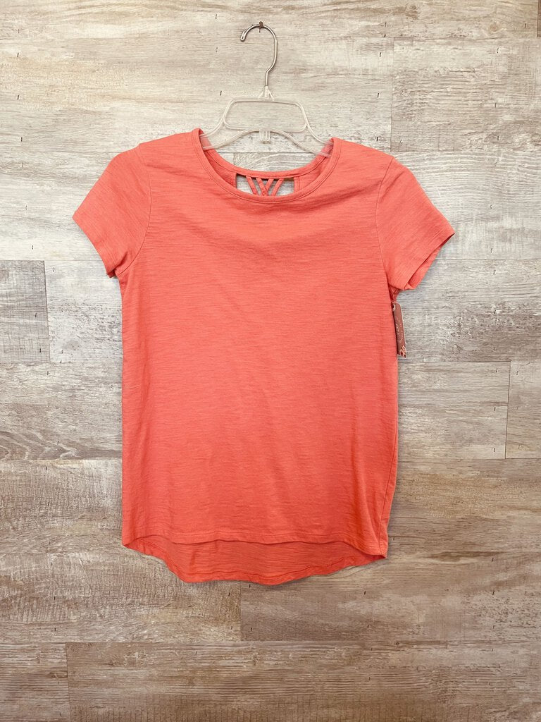 (14) Old Navy Coral Criss Cross Shirt Girl's