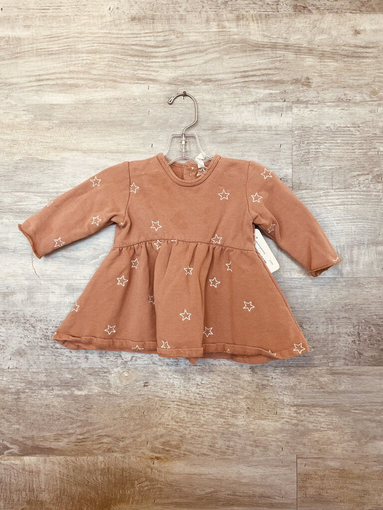 (6/12M) Quincy Mae Rust Star Dress Girls