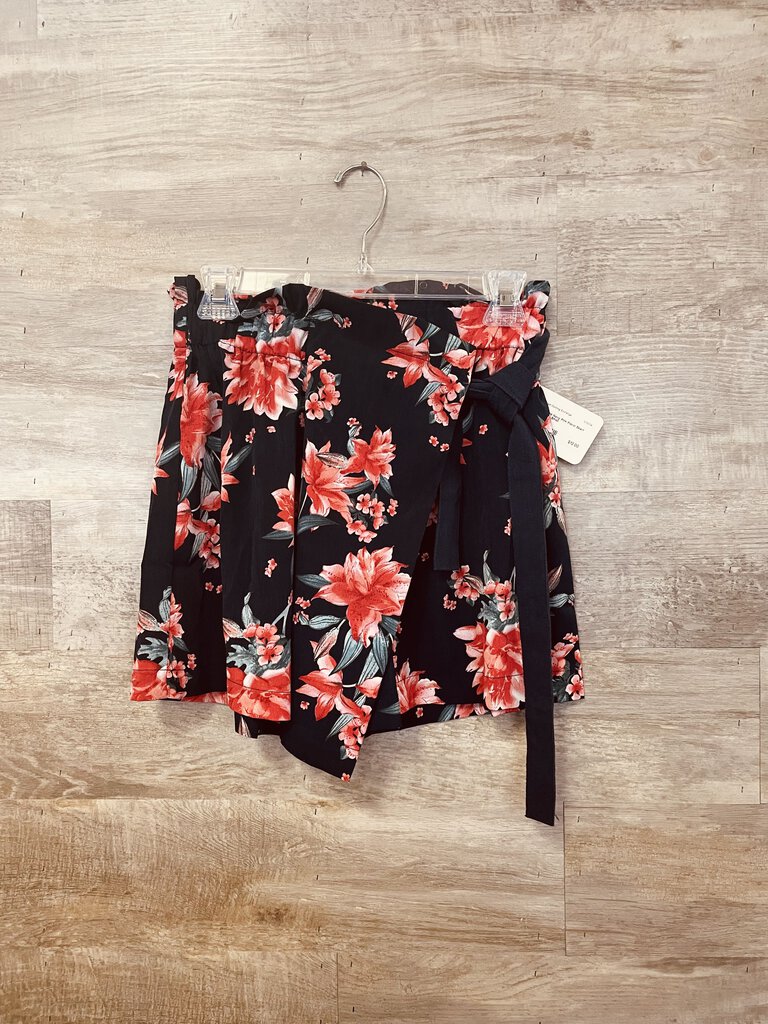 (S) Entro Navy Pink Floral Skort Womens