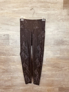 (Small) Old Navy Black Patterned Leggings Women's