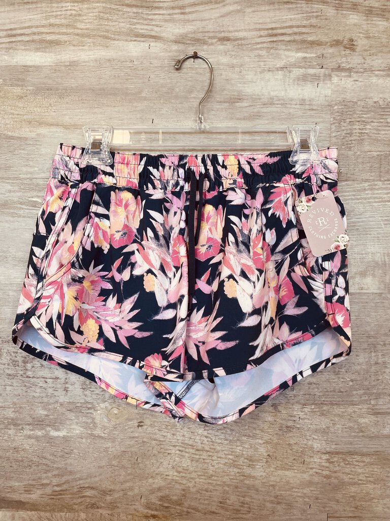 (S) Columbia Blue Pink Floral Shorts Womens