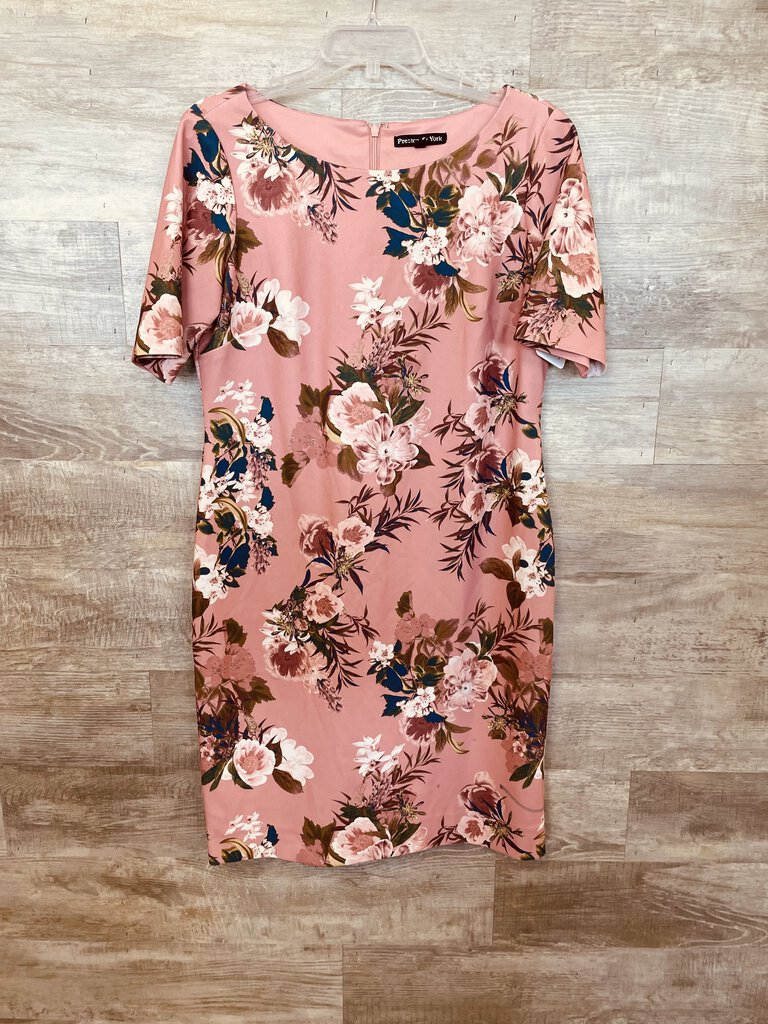 (10) Preston & York Pink Floral Dress Women's