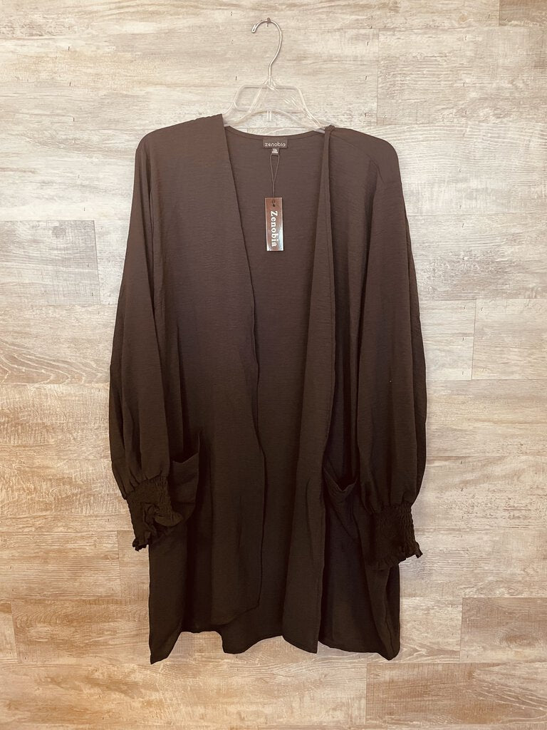 (3X) Zenobia Black Wrap Womens