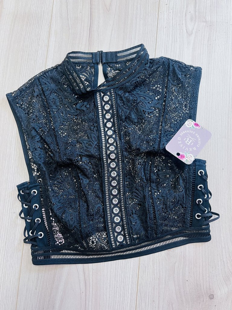 (S) Victoria's Secret Black Lace Bralette