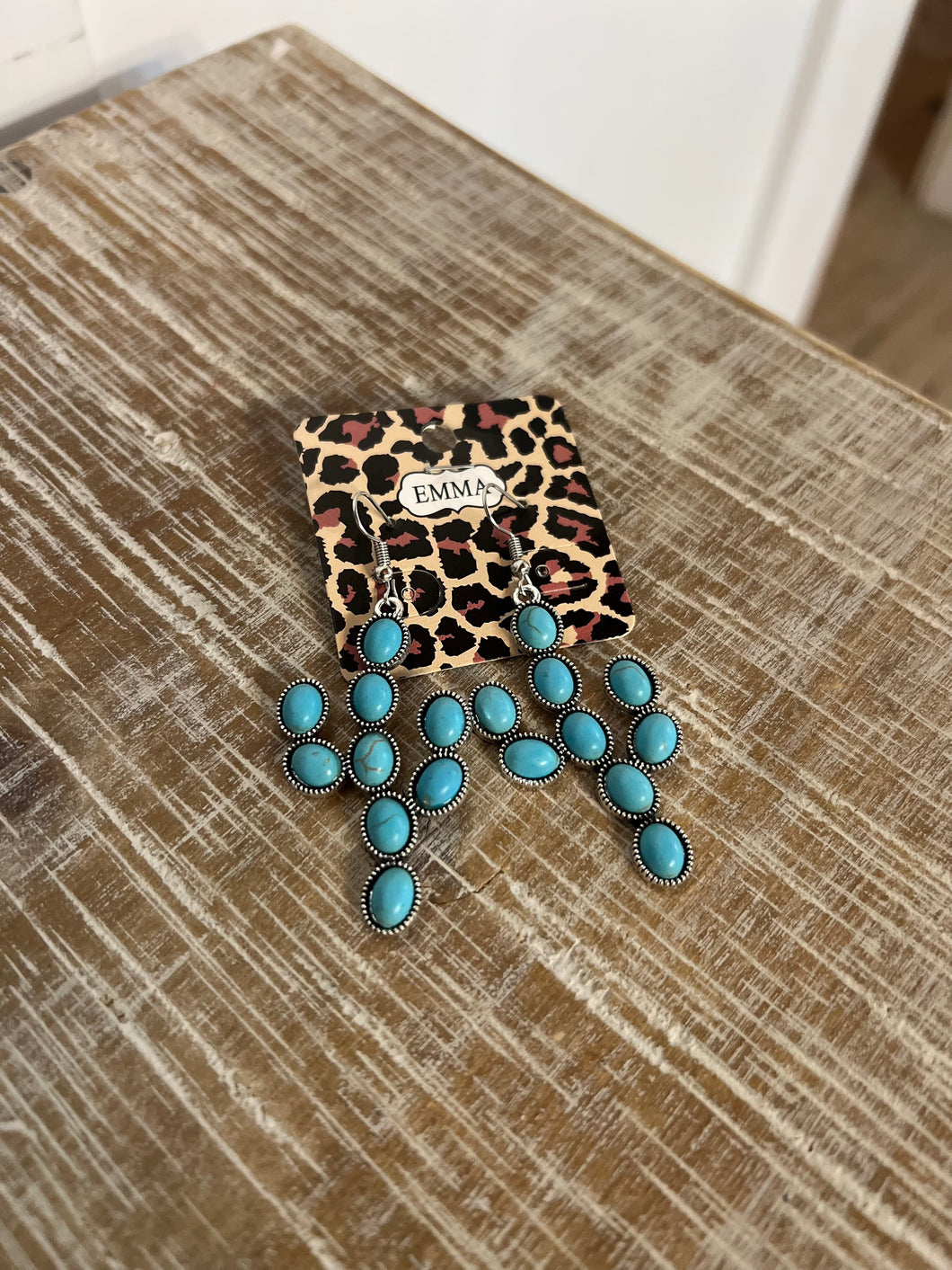 Turquoise Cactus Earring