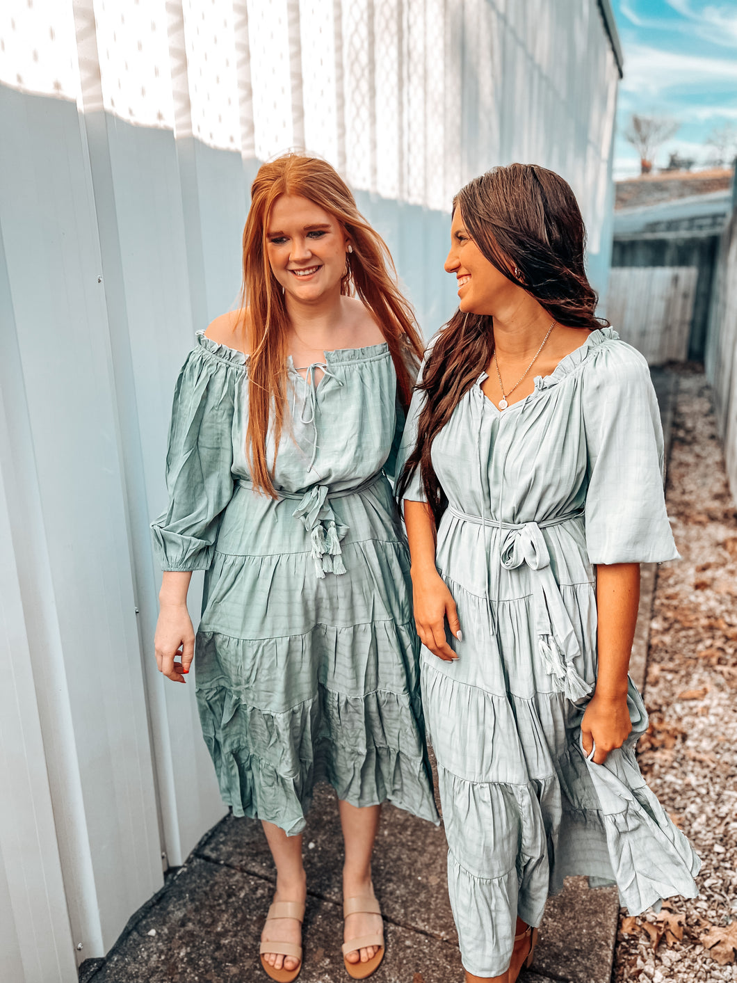 The Boho Babe Sage Green Dress