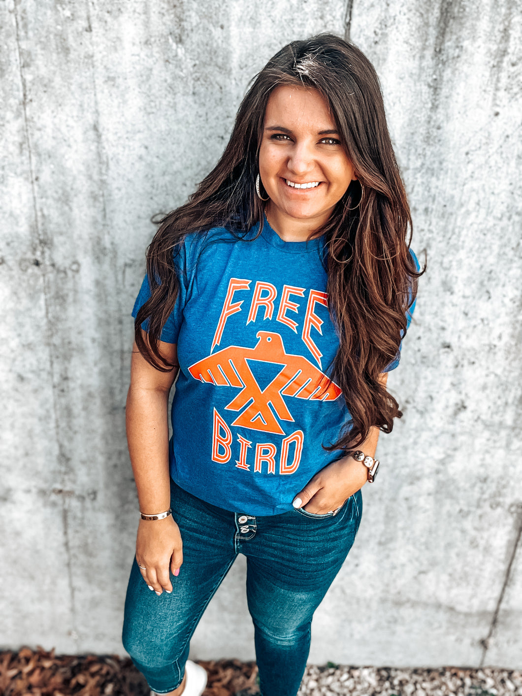 Free Bird Western Graphic Tee
