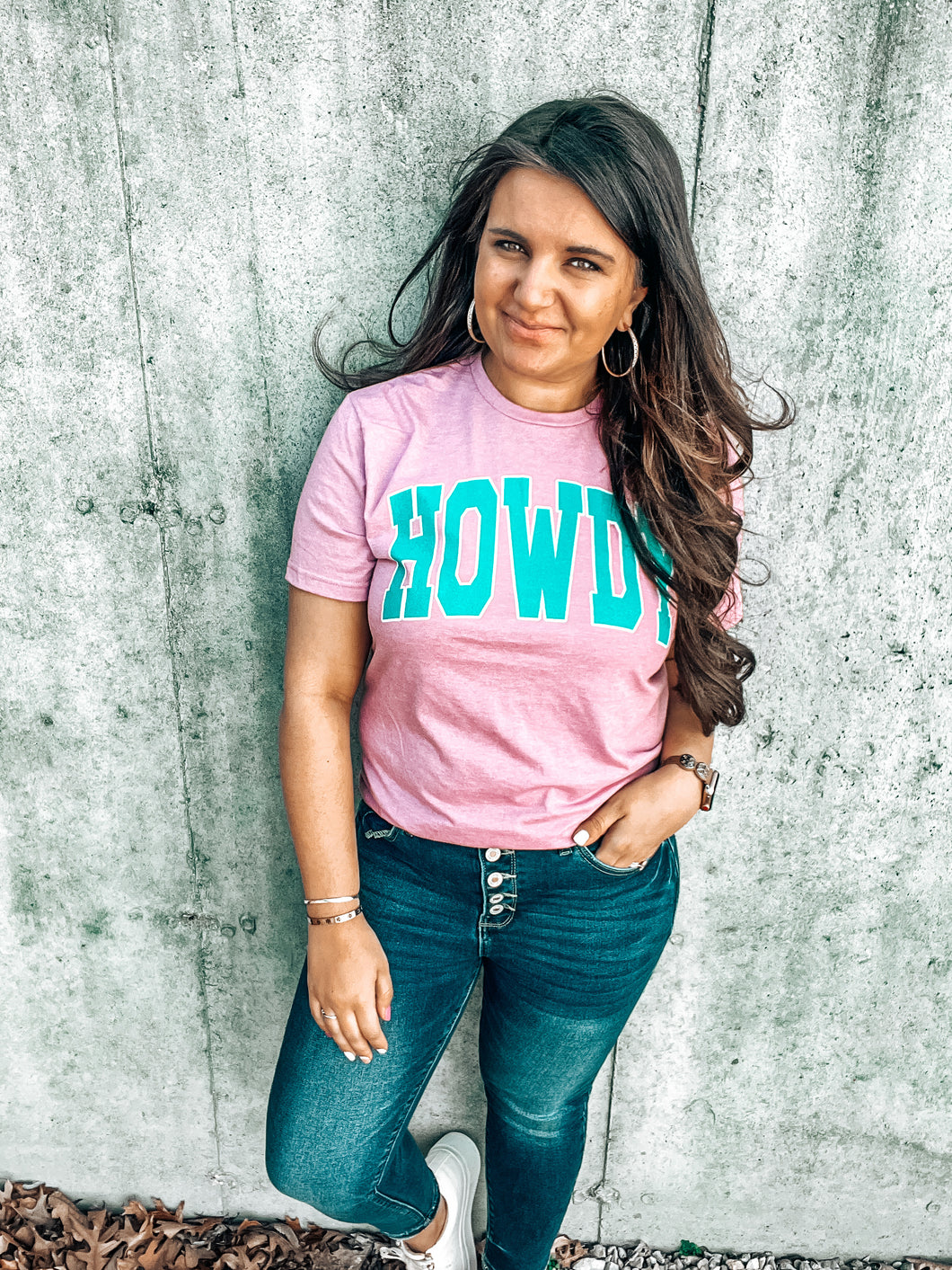 Howdy Spring Lavender Graphic Tee